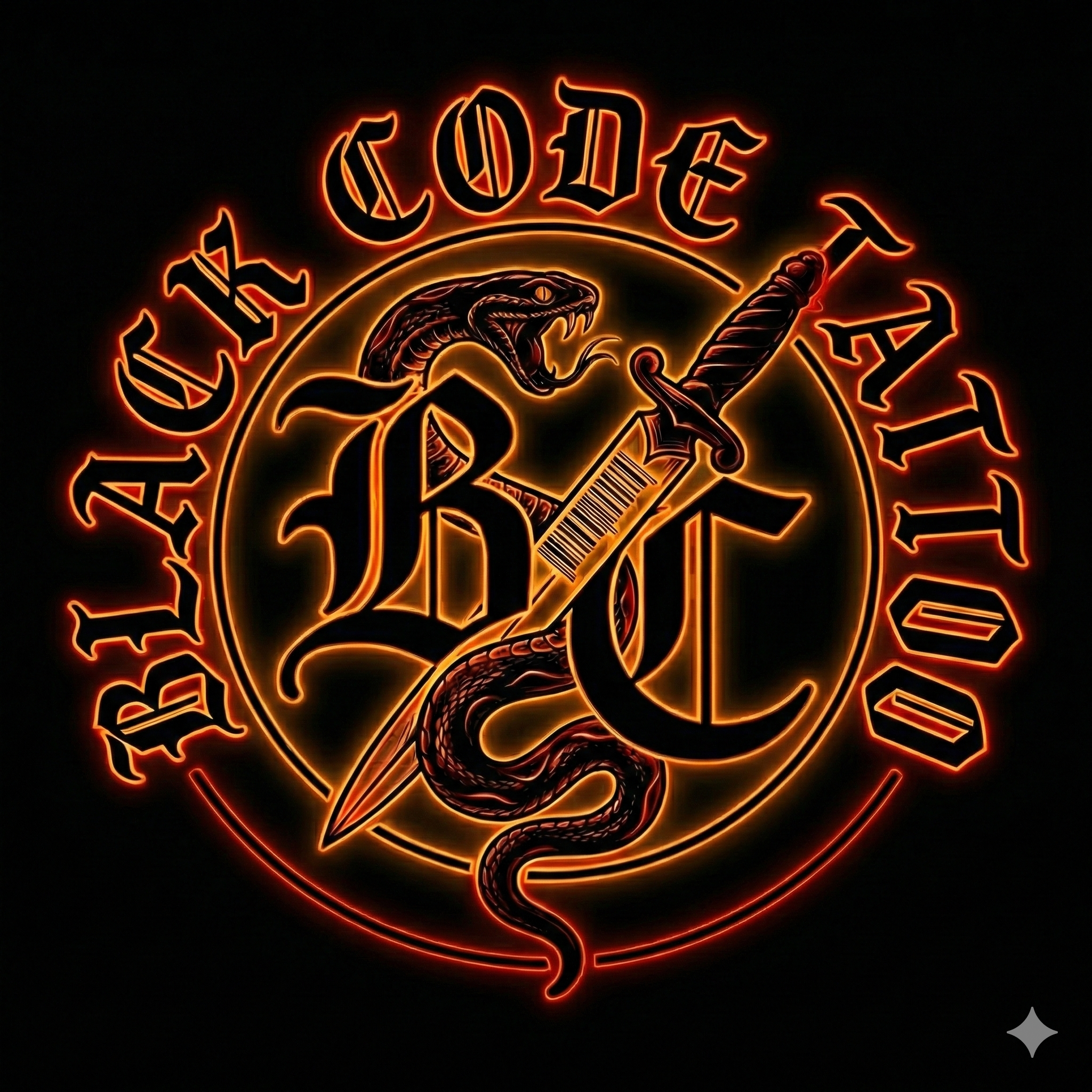 Black Code Tattoo
